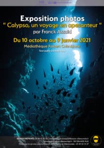 SUSPENDUE // Expo photos : "Calypso, un voyage en apesanteur" de Franck Assuid @ Médiathèque Robert Calméjane